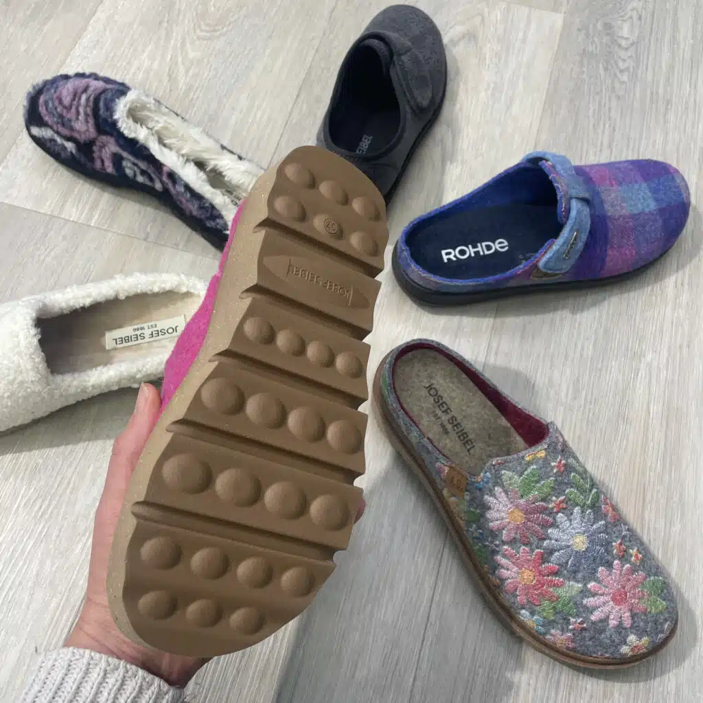 Kann ich auch Hausschuhe mit Einlagen tragen? 2