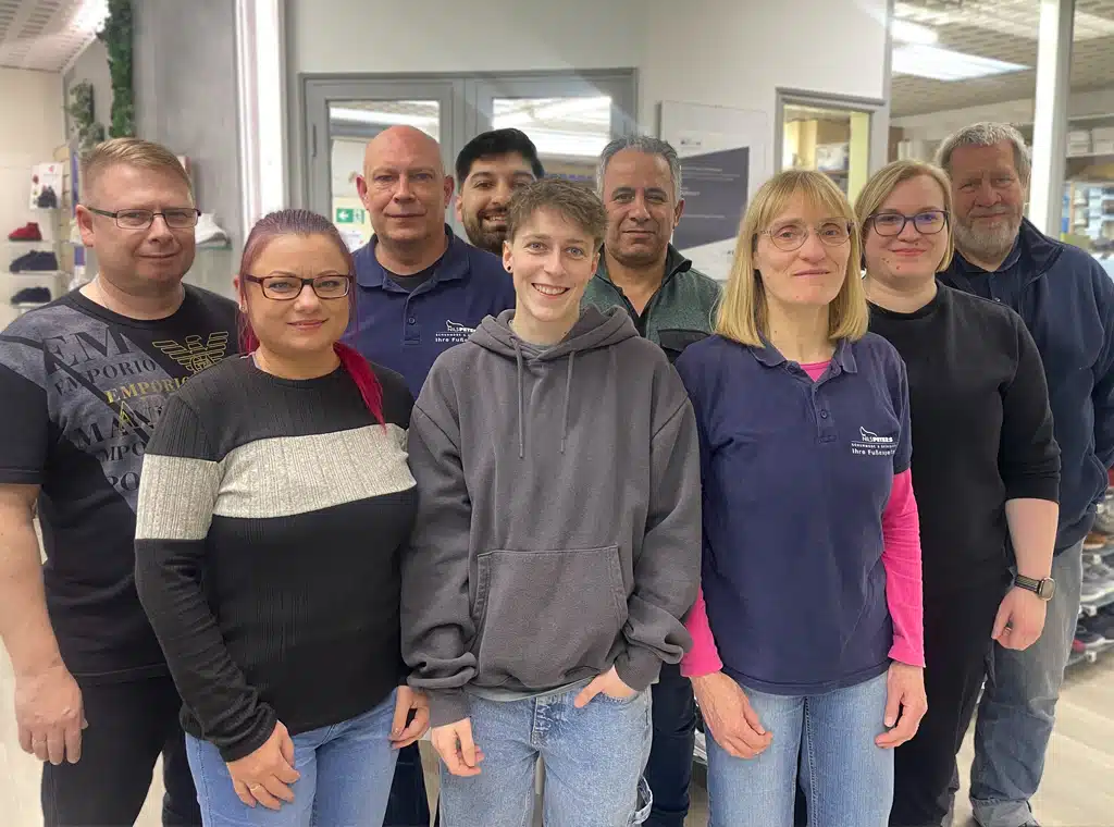 Unser Werkstatt-Team - fast vollständig